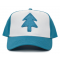 Retro Cap - Dipper Blue Pine Tree Snapback Cap