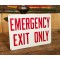 Emergency Exit Only Schild