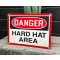 Danger - Hard Hat Area Schild