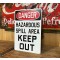 Danger - Hazardous Spill Area - Keep Out Schild