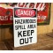 Danger - Hazardous Spill Area - Keep Out Schild