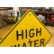 XL High Water Verkehrsschild (Holz!)