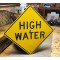 XL High Water Verkehrsschild (Holz!)