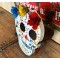 Dia de los Muertos Flower Skull