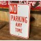 Original USA Schild - No Parking Any Time Verkehrsschild