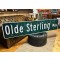 XXL Olde Sterling Way Straßenschild