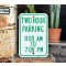 Two Hour Parking 11:00AM - 7:00PM Schild