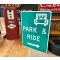 XXL USA Park & Ride Schild