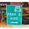 XXL USA Park & Ride Schild