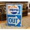 1970s Pepsi Cola Drive Out Schild