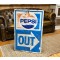 1970s Pepsi Cola Drive Out Schild