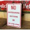 No Skateboarding, Bike Riding or Rollerblading Verkehrsschild