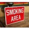 Smoking Area Schild