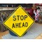 XL Stop Ahead Verkehrsschild