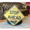 Stop Ahead Schild