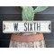 1950´s W. SIXTH Straßenschild