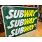 XXL Subway Schild