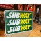 XXL Subway Schild