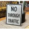 No Through Traffic Verkehrsschild