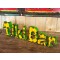Tiki Bar Schriftzug