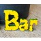 Tiki Bar Schriftzug