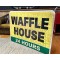 XXL Waffle House 24 Hours Schild