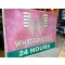 XXL Whataburger 24 Hours Schild