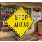 XXXL Stop Ahead Verkehrsschild