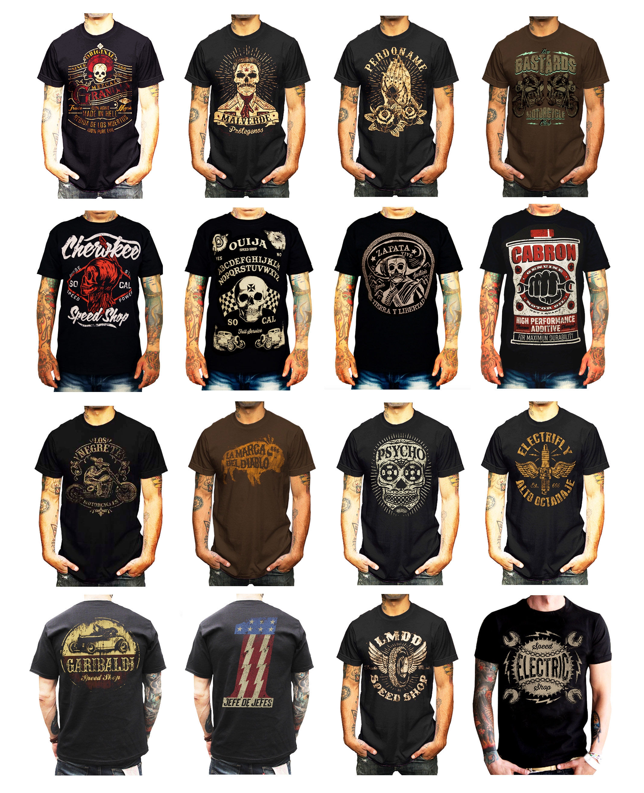 La Marca Del Diablo TShirt Size S Rockabilly Kustom Kulture Hot Rod