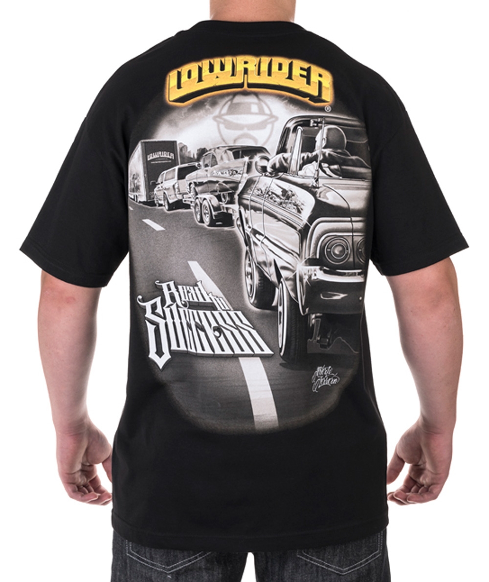 Lowrider Clothing [Roadtrip Tea] T-Shirt Cruisin Oldschool Chevy Impala ...