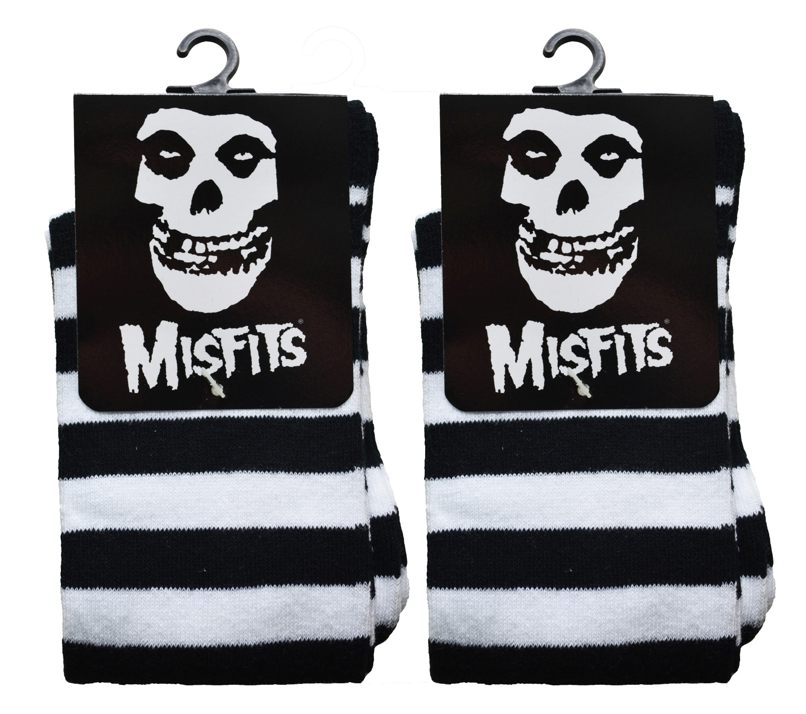 Draven Misfits [KNEE HIGH] 2 pairs of socks Socks Psychobilly ...
